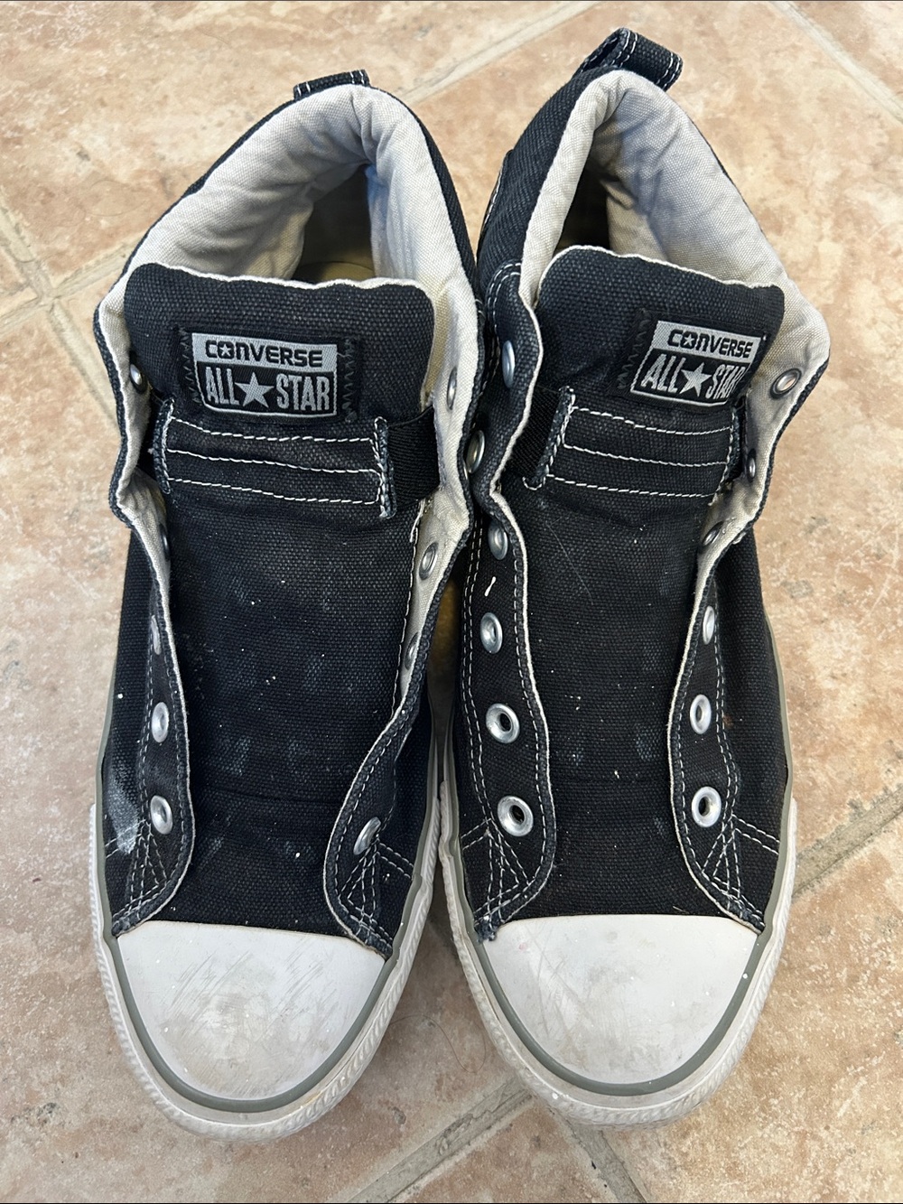Converse Black & White High-Top Sneakers